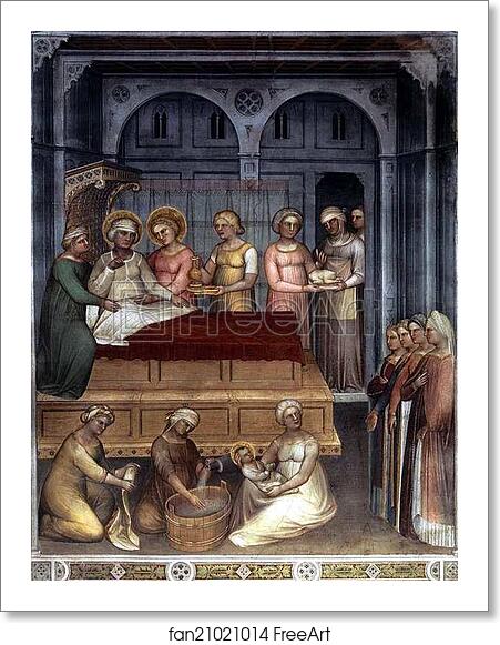 Free art print of The Birth of John the Baptist by Giusto De’ Menabuoi Free art print of The Birth of John the Baptist by Giusto De’ Menabuoi