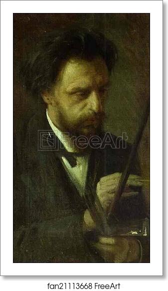 Free art print of Portrait of the Artist Grigory Myasoyedov by Ivan Kramskoy Free art print of Portrait of the Artist Grigory Myasoyedov by Ivan Kramskoy