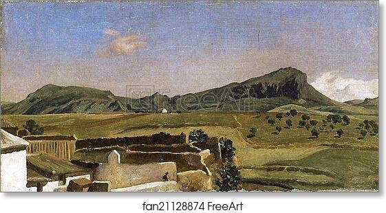 Free art print of View in Spain by Frederick Leighton