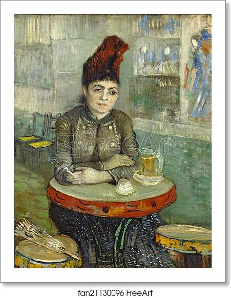 Free art print of In the café: Agostina Segatori in Le tambourin by Vincent Van Gogh Free art print of In the café: Agostina Segatori in Le tambourin by Vincent Van Gogh