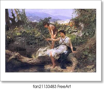 Free art print of Fishing. A Scene from the Roman Life by Henryk Hector Siemiradzki
