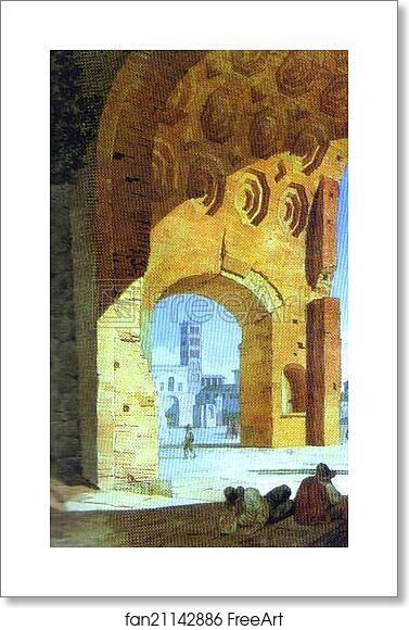 Free art print of Rome. View of the Baths of Diocletian by Alexander Brulloff Free art print of Rome. View of the Baths of Diocletian by Alexander Brulloff
