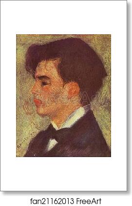 Free art print of Portrait of Georges Riviére by Pierre-Auguste Renoir