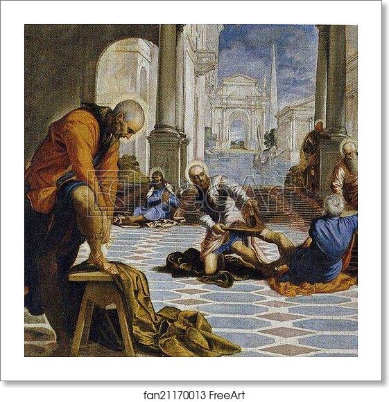 Free art print of Washing of the Feet. Detail by Jacopo Robusti, Called Tintoretto Free art print of Washing of the Feet. Detail by Jacopo Robusti, Called Tintoretto