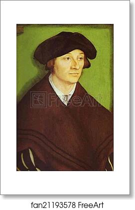Free art print of Portrait of a Man by Lucas Cranach The Elder