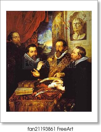 Free art print of The Four Philosophers by Peter Paul Rubens