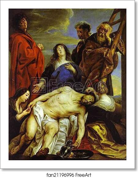 Free art print of Pieta by Jacob Jordaens