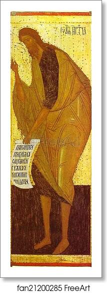 Free art print of St. John the Baptist by Dionisii (Dionysius) Free art print of St. John the Baptist by Dionisii (Dionysius)