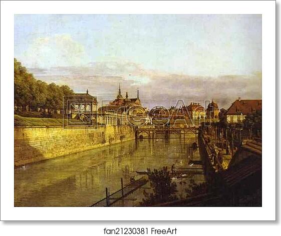 Free art print of Zwinger Waterway by Bernardo Bellotto Free art print of Zwinger Waterway by Bernardo Bellotto