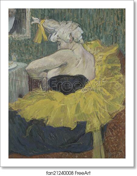 Free art print of The Clown Cha-U-Kao by Henri De Toulouse-Lautrec Free art print of The Clown Cha-U-Kao by Henri De Toulouse-Lautrec