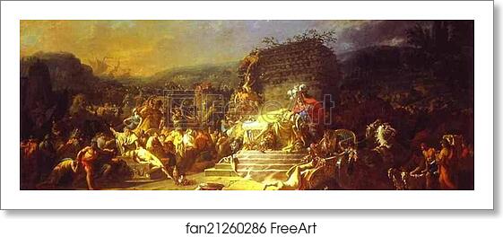 Free art print of The Funeral of Patroclus by Jacques