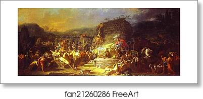 Free art print of The Funeral of Patroclus by Jacques-Louis David