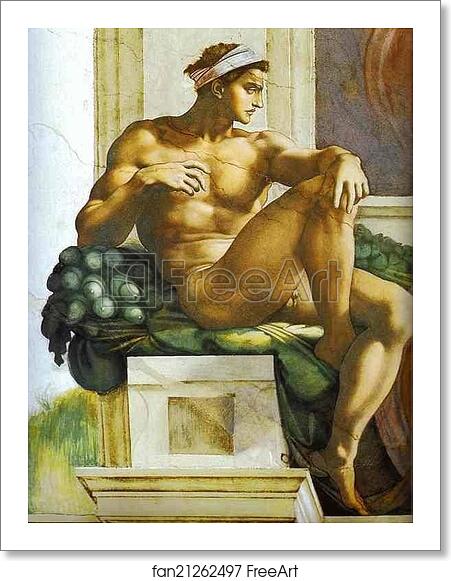 Free art print of Ignudi by Michelangelo Free art print of Ignudi by Michelangelo