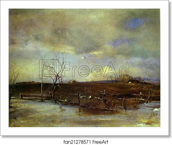 Free art print of Spring. Kitchen Gardens by Alexey Savrasov Free art print of Spring. Kitchen Gardens by Alexey Savrasov