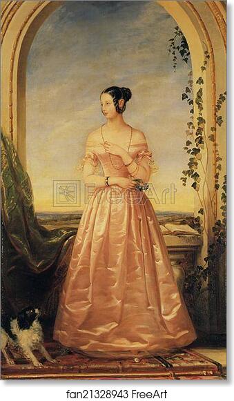 Free art print of Portrait of Grand Duchess Alexandra Nikolaevna by Christina Robertson