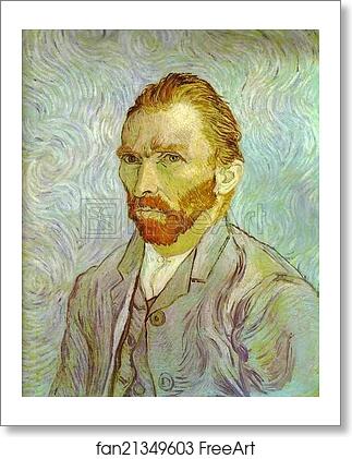 Free art print of Self-Portrait. Saint-Rémy by Vincent Van Gogh