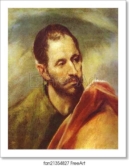 Free art print of Study of a Head by El Greco Free art print of Study of a Head by El Greco