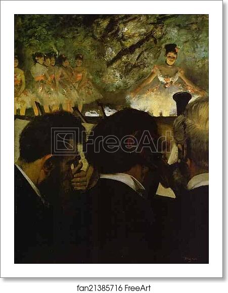 Free art print of Orchestra Musicians by Edgar Degas Free art print of Orchestra Musicians by Edgar Degas