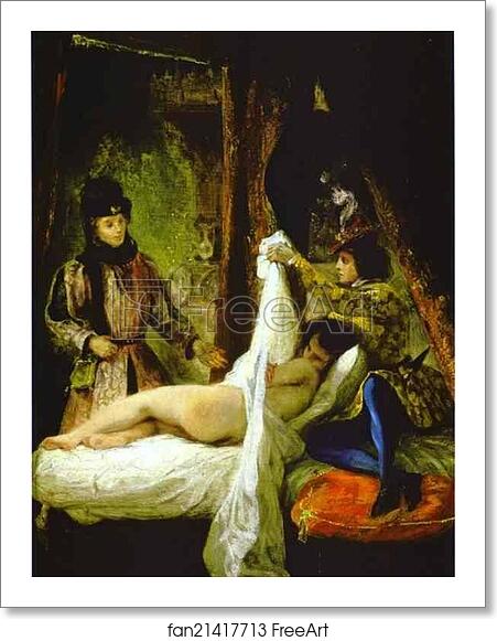 Free art print of Louis d'Orléans Showing His Mistress by Eugène Delacroix Free art print of Louis d'Orléans Showing His Mistress by Eugène Delacroix
