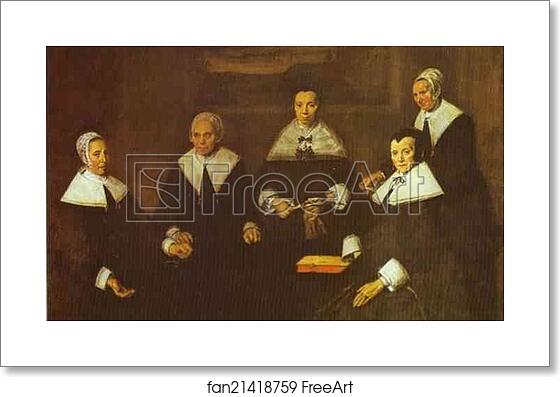 Free art print of The Lady-Governors of the Old Men's Almshouse at Haarlem by Frans Hals