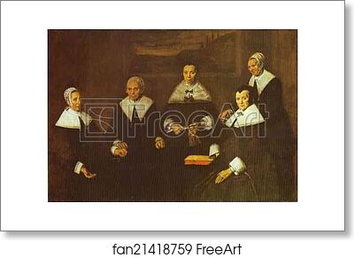 Free art print of The Lady-Governors of the Old Men's Almshouse at Haarlem by Frans Hals