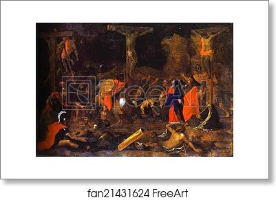 Free art print of The Crucifixion by Nicolas Poussin