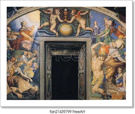 Free art print of Moses Striking the Rock and the Gathering of the Manna by Agnolo Bronzino Free art print of Moses Striking the Rock and the Gathering of the Manna by Agnolo Bronzino