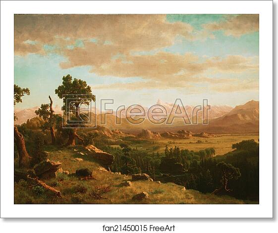 Free art print of Wind River Country by Albert Bierstadt Free art print of Wind River Country by Albert Bierstadt
