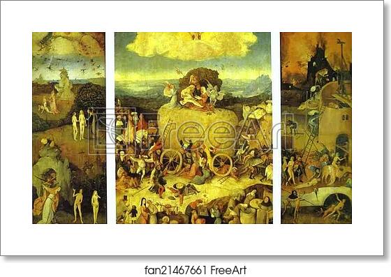Free art print of Haywain Triptych by Hieronymus Bosch Free art print of Haywain Triptych by Hieronymus Bosch