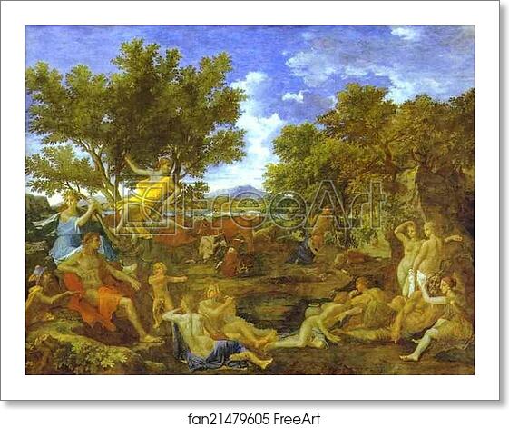 Free art print of Apollo and Daphne by Nicolas Poussin Free art print of Apollo and Daphne by Nicolas Poussin