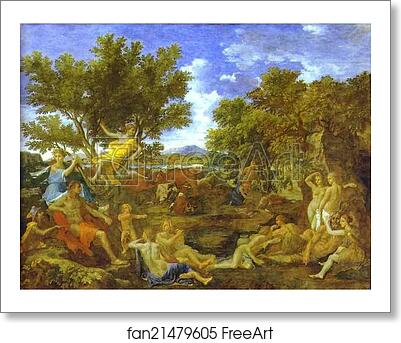 Free art print of Apollo and Daphne by Nicolas Poussin