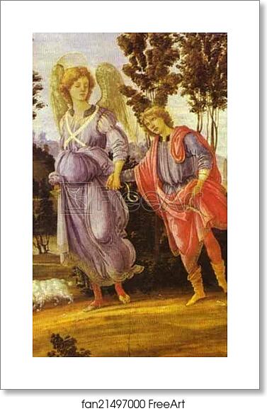Free art print of Tobias and the Angel by Filippino Lippi
