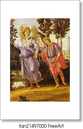 Free art print of Tobias and the Angel by Filippino Lippi