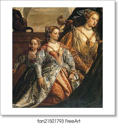 Free art print of The Family of Darius Before Alexander the Great. Detail by Paolo Veronese