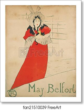 Free art print of May Belfort by Henri De Toulouse-Lautrec Free art print of May Belfort by Henri De Toulouse-Lautrec