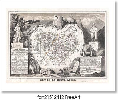 Free art print of Dept. de la Haute Loire. by Victor Jules Levasseur Free art print of Dept. de la Haute Loire. by Victor Jules Levasseur