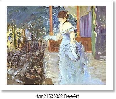 Free art print of Singer at a Café-Concert by Edouard Manet