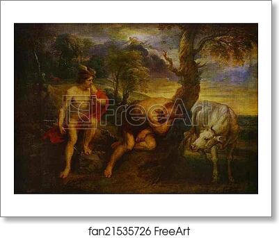 Free art print of Argus and Mercury by Peter Paul Rubens
