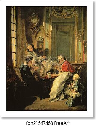 Free art print of Le Dejeuner / The Breakfast by François Boucher