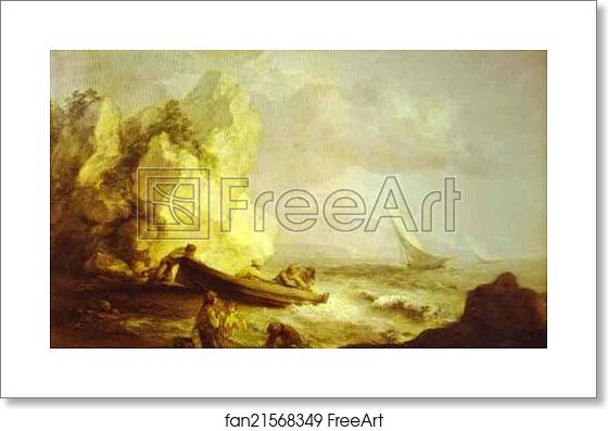 Free art print of Seascape by Thomas Gainsborough Free art print of Seascape by Thomas Gainsborough