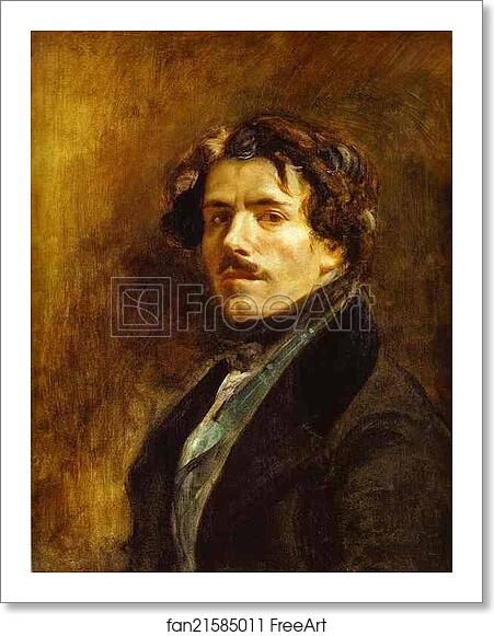 Free art print of Self-Portrait by Eugène Delacroix Free art print of Self-Portrait by Eugène Delacroix