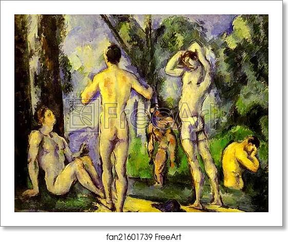 Free art print of Bathers in the Open Air (Baigneurs en plein air) by Paul Cézanne Free art print of Bathers in the Open Air (Baigneurs en plein air) by Paul Cézanne