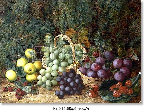 Free art print of Still Life with Fruit by George Clare