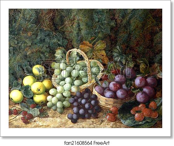 Free art print of Still Life with Fruit by George Clare Free art print of Still Life with Fruit by George Clare