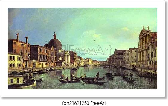 Free art print of Grand Canal: Looking South-West from the Chiesa degli Scalzi to the Fondamenta della Croce, with San Simeone Piccolo by Giovanni Antonio Canale, Called Canaletto Free art print of Grand Canal: Looking South-West from the Chiesa degli Scalzi to the Fondamenta della Croce, with San Simeone Piccolo by Giovanni Antonio Canale, Called Canaletto