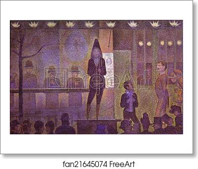 Free art print of Invitation to the Sideshow (La Parade de Cirque). Detail by Georges Seurat Free art print of Invitation to the Sideshow (La Parade de Cirque). Detail by Georges Seurat