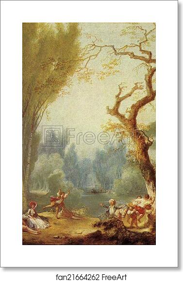 Free art print of A Game of Horse and Rider by Jean-Honoré Fragonard Free art print of A Game of Horse and Rider by Jean-Honoré Fragonard