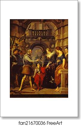 Free art print of Institution of the Regency by Peter Paul Rubens
