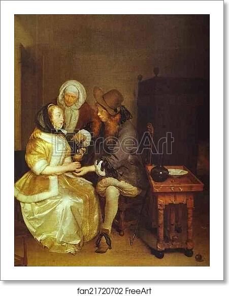 Free art print of Glass of Lemonade by Gerard Terborch Free art print of Glass of Lemonade by Gerard Terborch