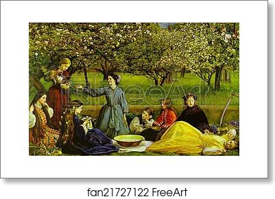Free art print of Apple Blossoms by Sir John Everett Millais